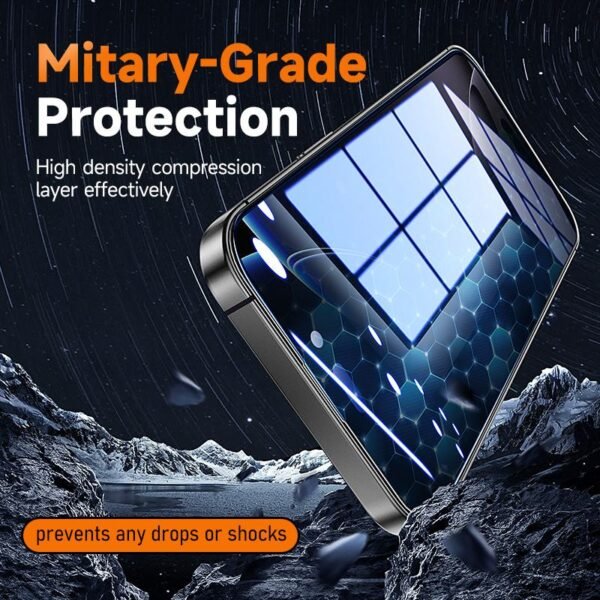 High Quality Tempered Glass Screen Protector | 2 Pack | iPhone, Samsung, and Google | Clear & Privacy Protection, Fingerprint Resistant, Dust-Free, Bubble-Free - Image 6